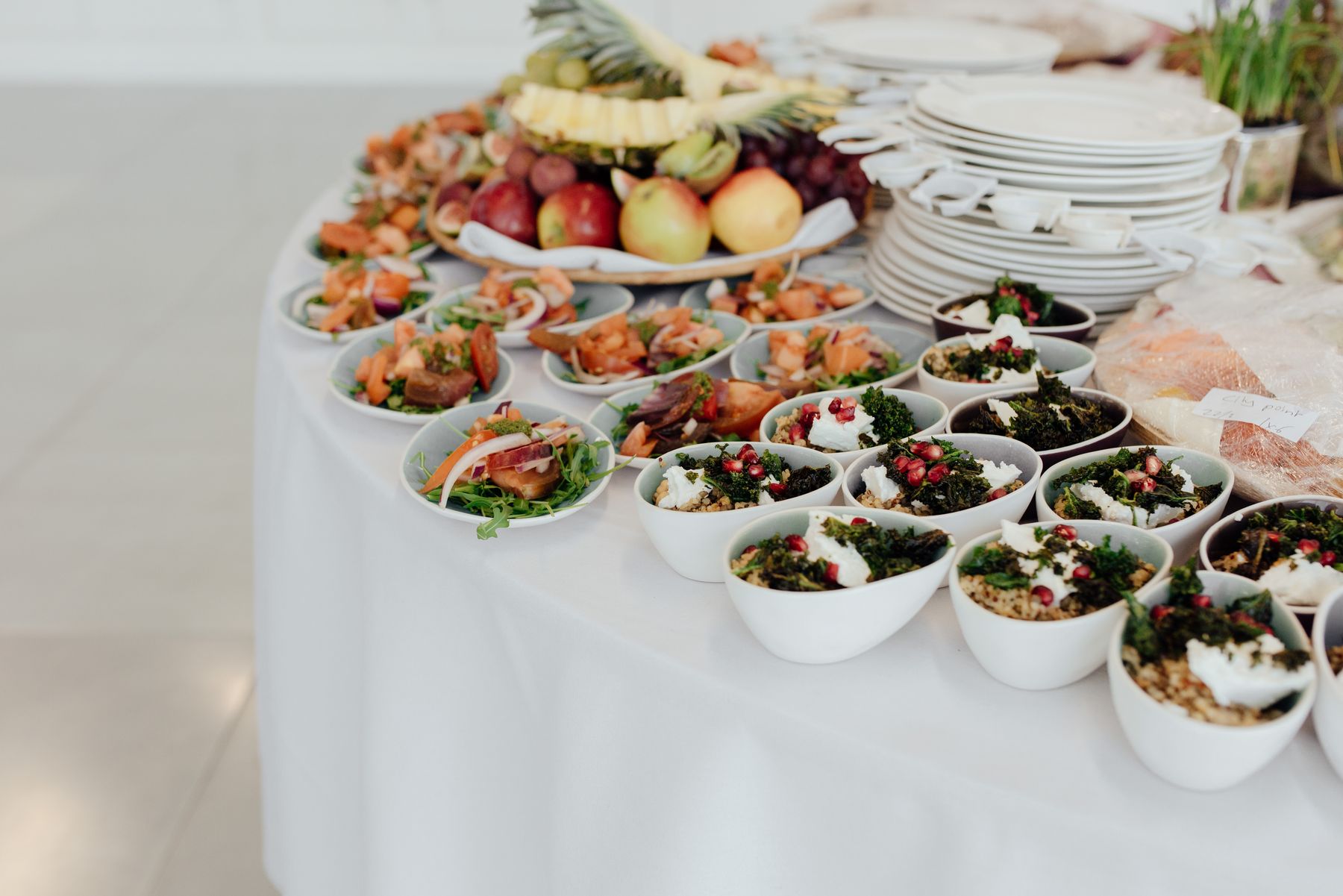 Gather & Graze concept: catering & events website imagery